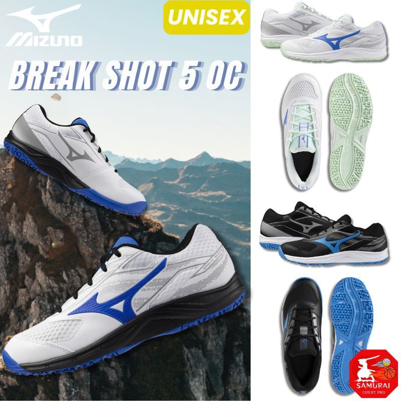 Mizuno Tennis Shoes Break Shot 5 Wide OC Unisex