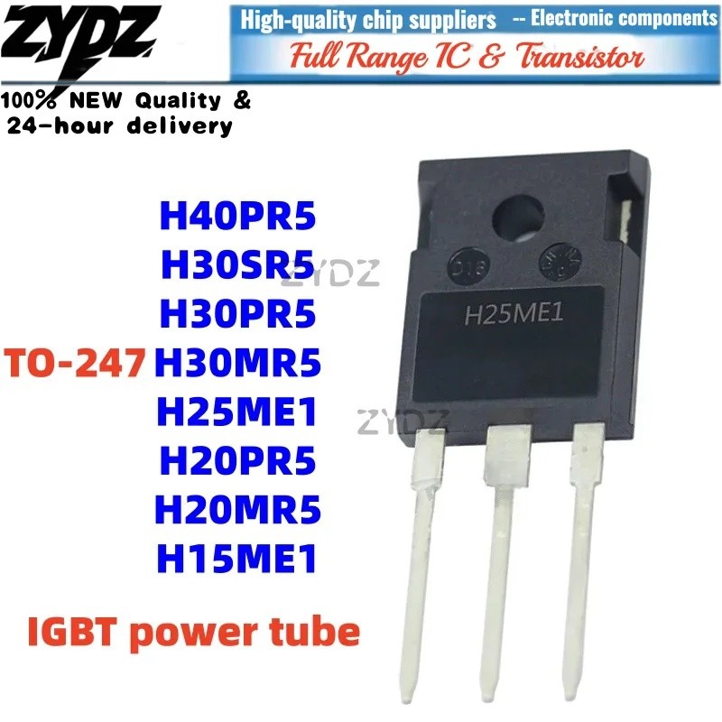 1-5 ชิ้น H30PR5 H30MR5 H15ME1 H30SR5 H40PR5 TO-247 H20MR5 H20PR5 H25ME1 ขายส่ง Field Effect ทรานซิสเ