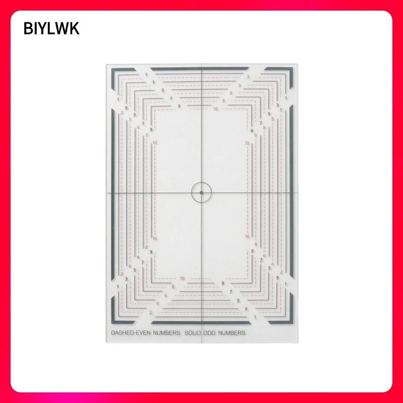 [Phenovo] Trading Card Centering Tool Clear Card Centering Tool พิมพ์สี่เหลี่ยมสําหรับนักสะสม, โต๊ะ