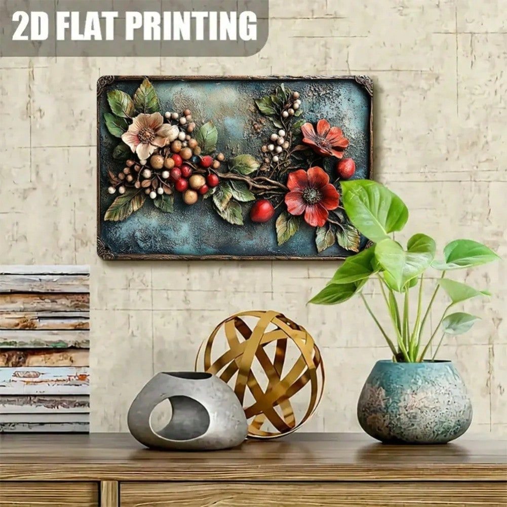 CIFbuy ป้ายดีบุกวินเทจ Retro แผ่นโลหะ Wall Art Decor สําหรับ Home Bar Garage Cafe 7.87x11.8 นิ้ว