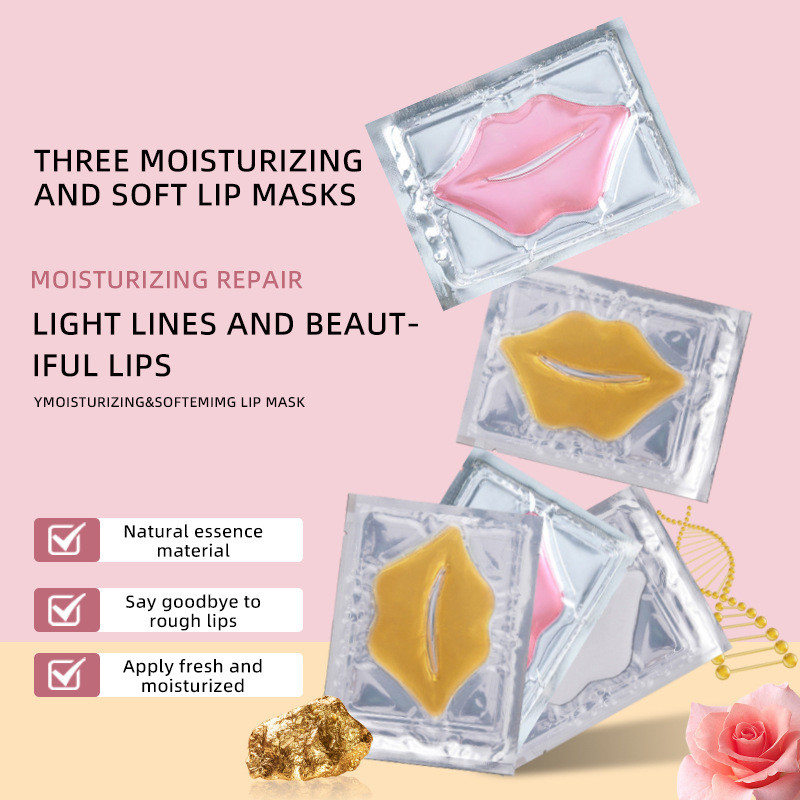 Neutral mask Lip Color การค้าต่างประเทศ Lip mask Care rose บรรจุภัณฑ์ rose Lip liplogo Crystal