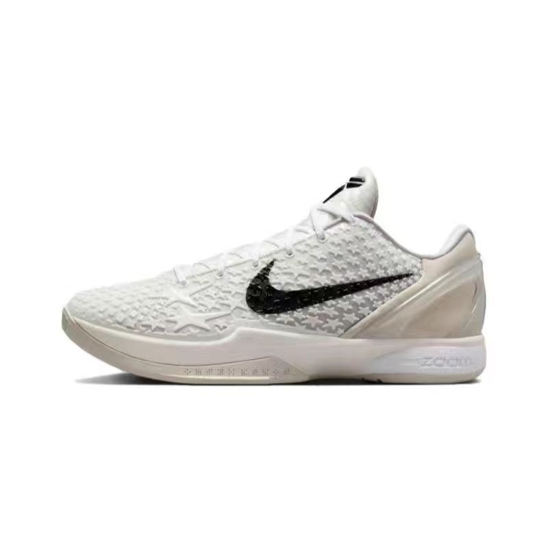 Kobe6 All-Star สีสีส้มเงิน Kobe6 รุ่น Dodge Blue ผู้ชายผู้หญิง Air Cushion คาร์บอนบอร์ดปฏิบัติ Comba