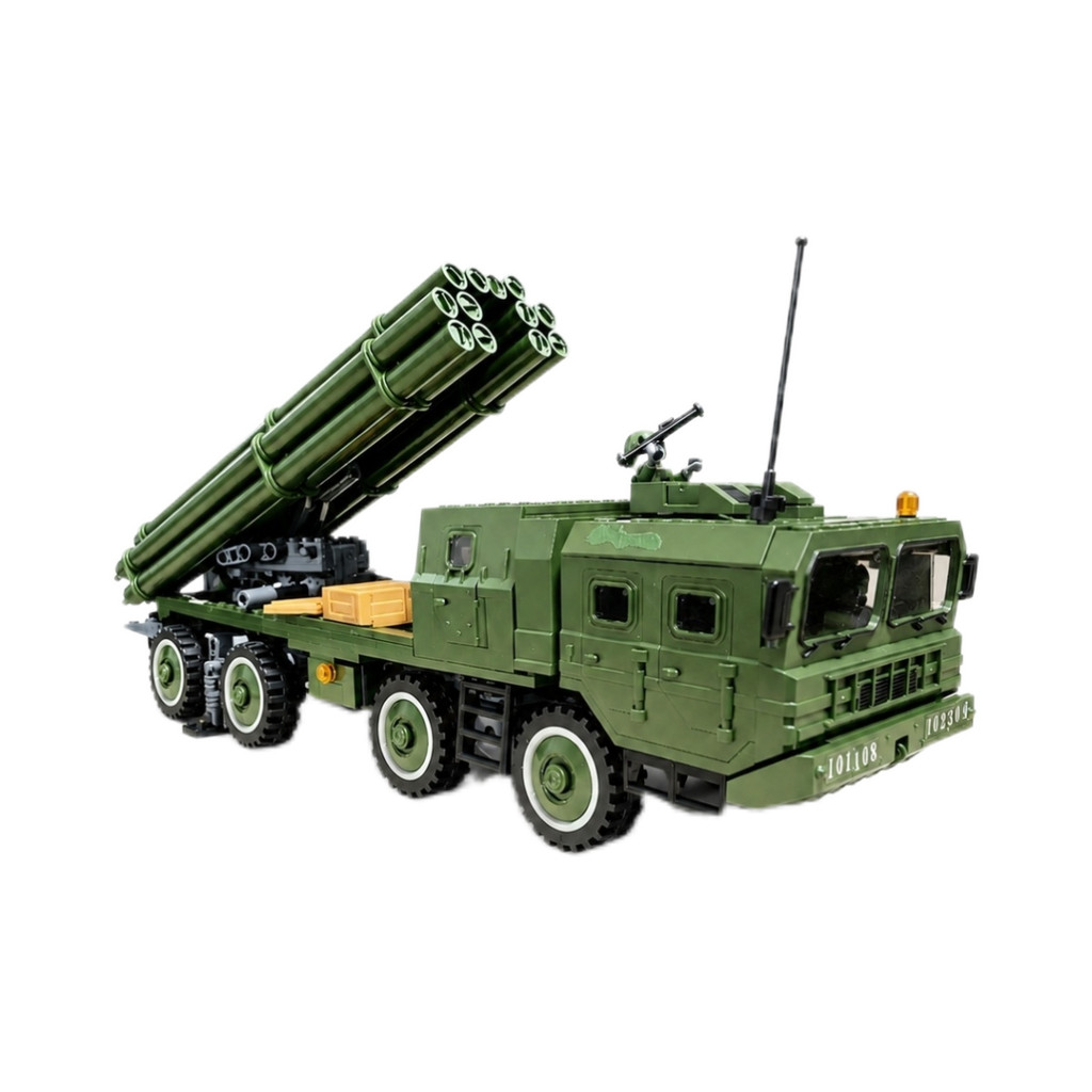 PHL-03 Rocket Launcher ขีปนาวุธอนุภาคทหาร Building Block รุ่น Series การศึกษาประกอบของเล่นของขวัญวัน