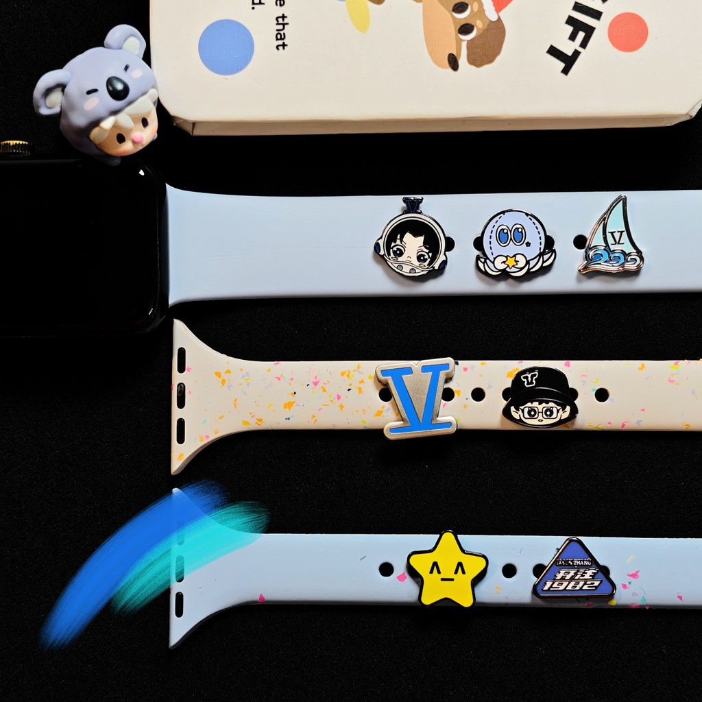 Ami Shop Zhang Jie Concert Little Beidou Clasp Planet Culture เข็มกลัดโลหะ iwatch Strap S9/S10