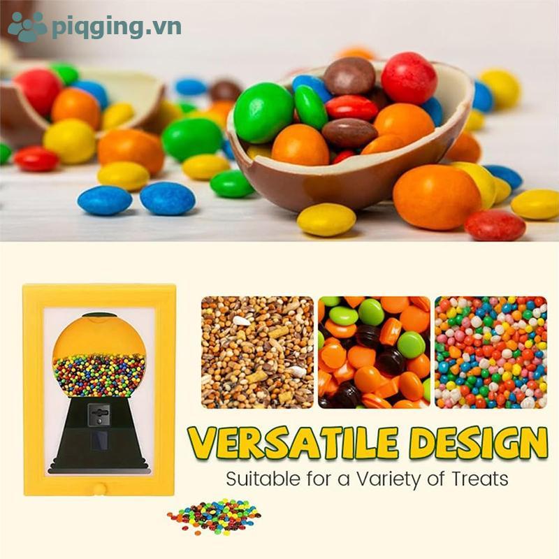 Piqging Candy Dispenser รูปภาพแขวนกรอบ Candy Gumball เครื่องในกรอบ Handy Fast Distribution VN