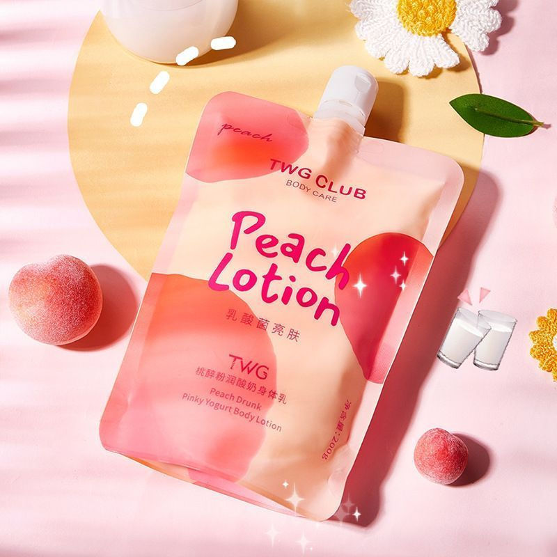 New Product#TWG Peach Hydrating Yogurt Body Lotion, Peach Body Lotion for Soft Skin, Autumn and Wint