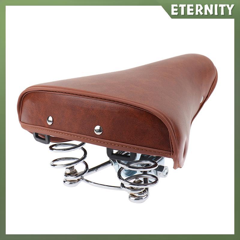 ETERNITY Vintage Retro Bike Cycle PU Leather Seat Springfortable Seat