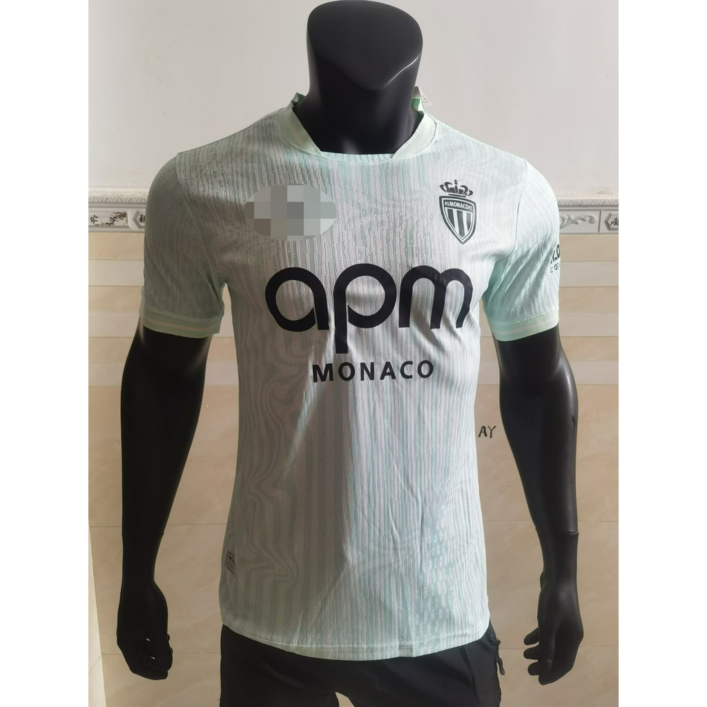 Player Version 2627 Monaco away 2 Short Sleeve Jersey S-2XL