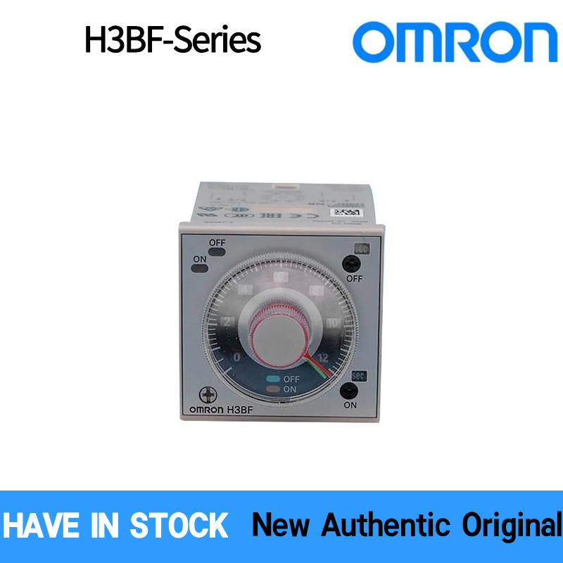 OMRON H3BF-N8 Twin Timer Relay ทําซ้ํารอบ AC220V DPDT 0.05s-30h 5A 8-Pin Socketable Flicker OFF Star