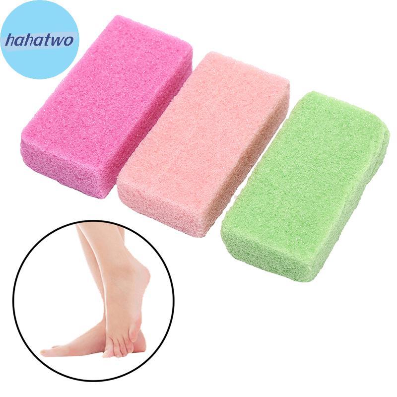 Ha หินภูเขาไฟฟองน้ํา Exfoliate Foot Care ลบ Hard Dead Skin Feet Rasp TH