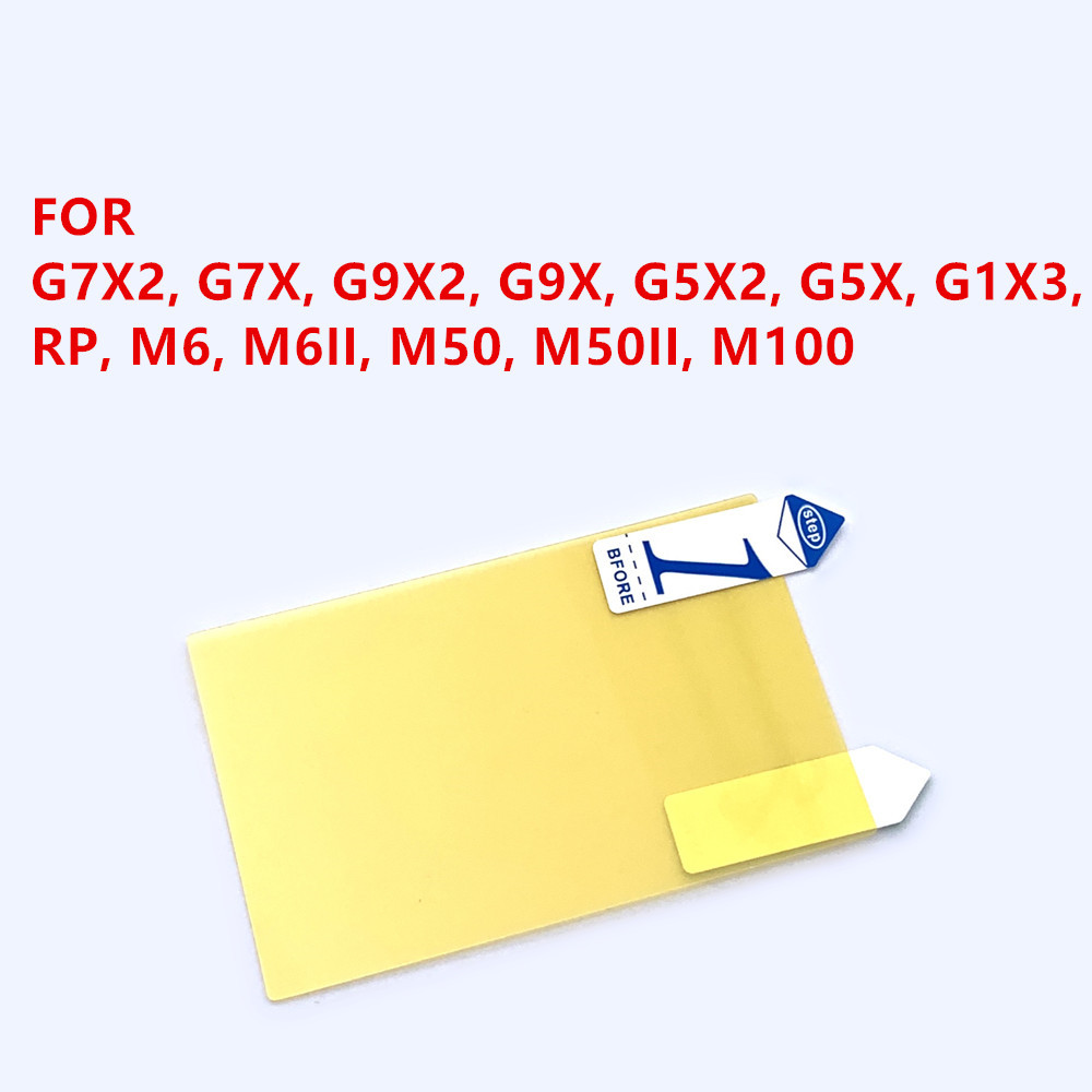 2pcs LCD Screen Protector Anti-Glare เหมาะสําหรับ Canon Canon G7X G7X2 G9X G9X2 G5X2 M50 M50II