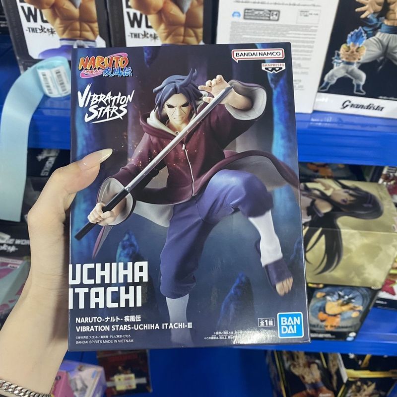 เวอร์ชั่นญี่ปุ่นพร้อมสต็อก Naruto VIBRATION STARS Shippuden Uchiha Itachi III Jingpin Figure