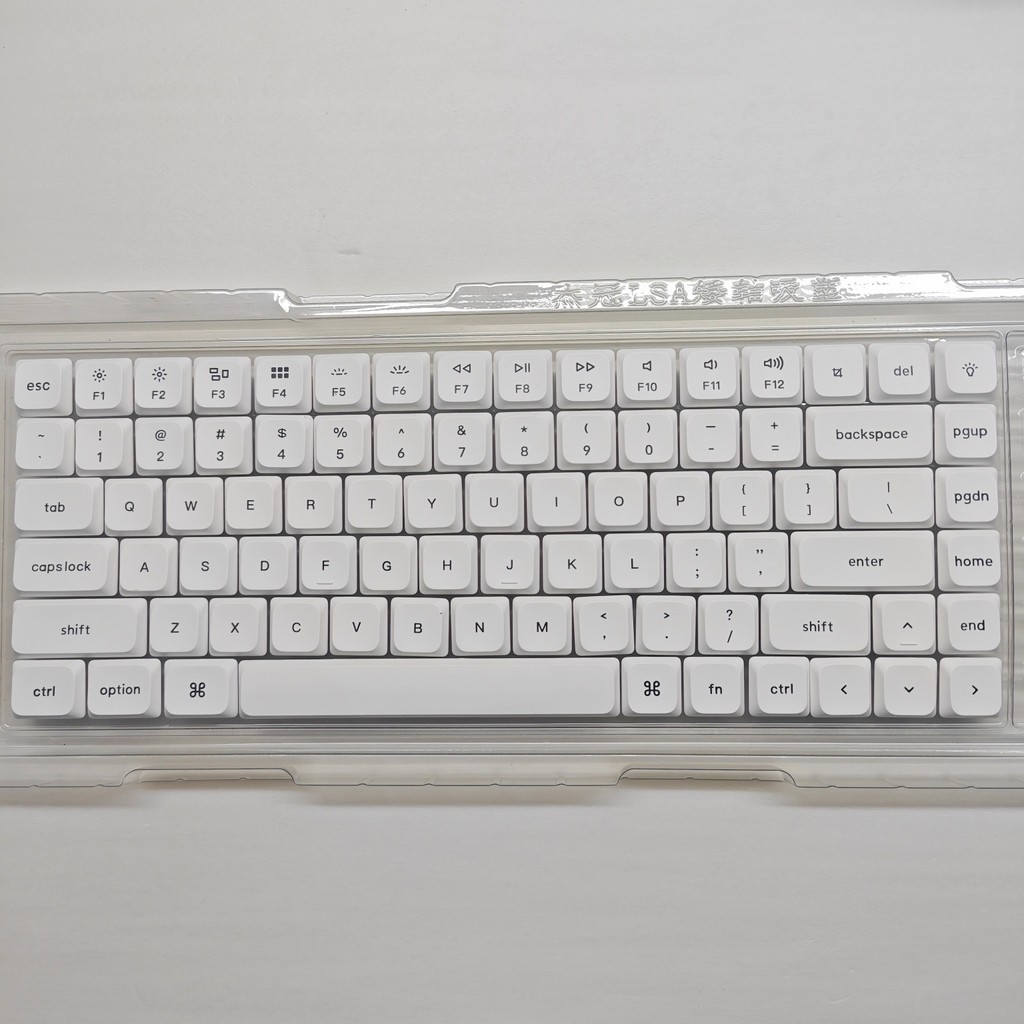 เหมาะสําหรับ Keychron K3por, MAX Universal Keycap 84 เค้าโครงคีย์สีขาว Cross Core Low Keycap