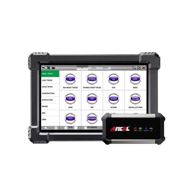 7RDG 2023 ANCEL X7 HD Heavy Dutyรถบรรทุกรถบรรทุกเครื่องสแกนเนอร์ระบบเต็มรูปแบบX7hd 12V 24Vน้ํามันDPF