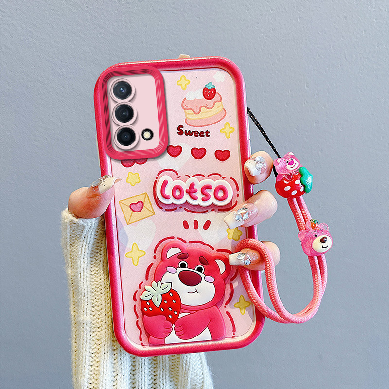 เคส Oppo A95 / A74 4G / CPH2219 / CPH2365 TPU เคส BBTYGZ1 เคส โทรศัพท์การ์ตูนนูน 3D น่ารัก วัสดุนุ่ม