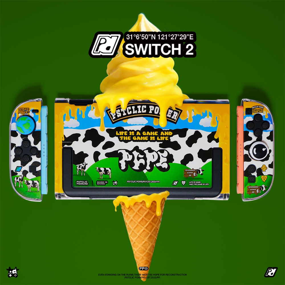 Original Nintendo switch2 เคสป้องกัน Street Wear Cow switcholed เคสป้องกัน NS Hard Case Soft Handle