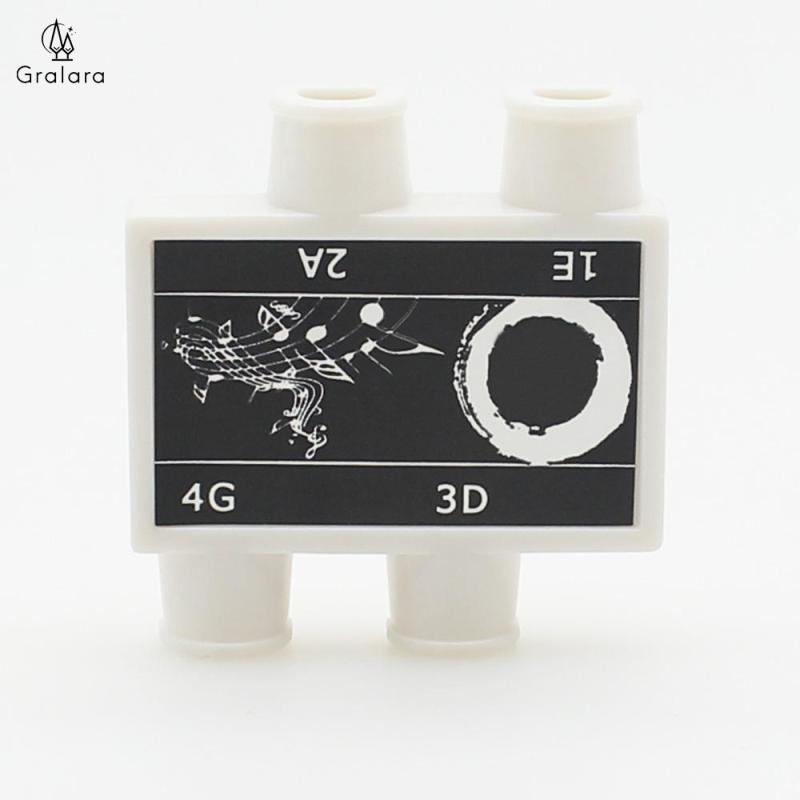 [lzdhuiz3] ทนทาน 4 หลุมโทนไวโอลิน Tuning Pitch Pipe Case สําหรับดนตรีฝึกงาน