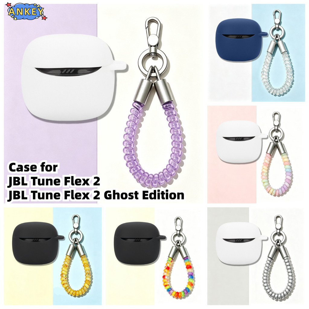 Compatible with JBL Tune Flex 2 Ghost Edition Bluetooth Earphones Silicone Protective Case JBL Tune 