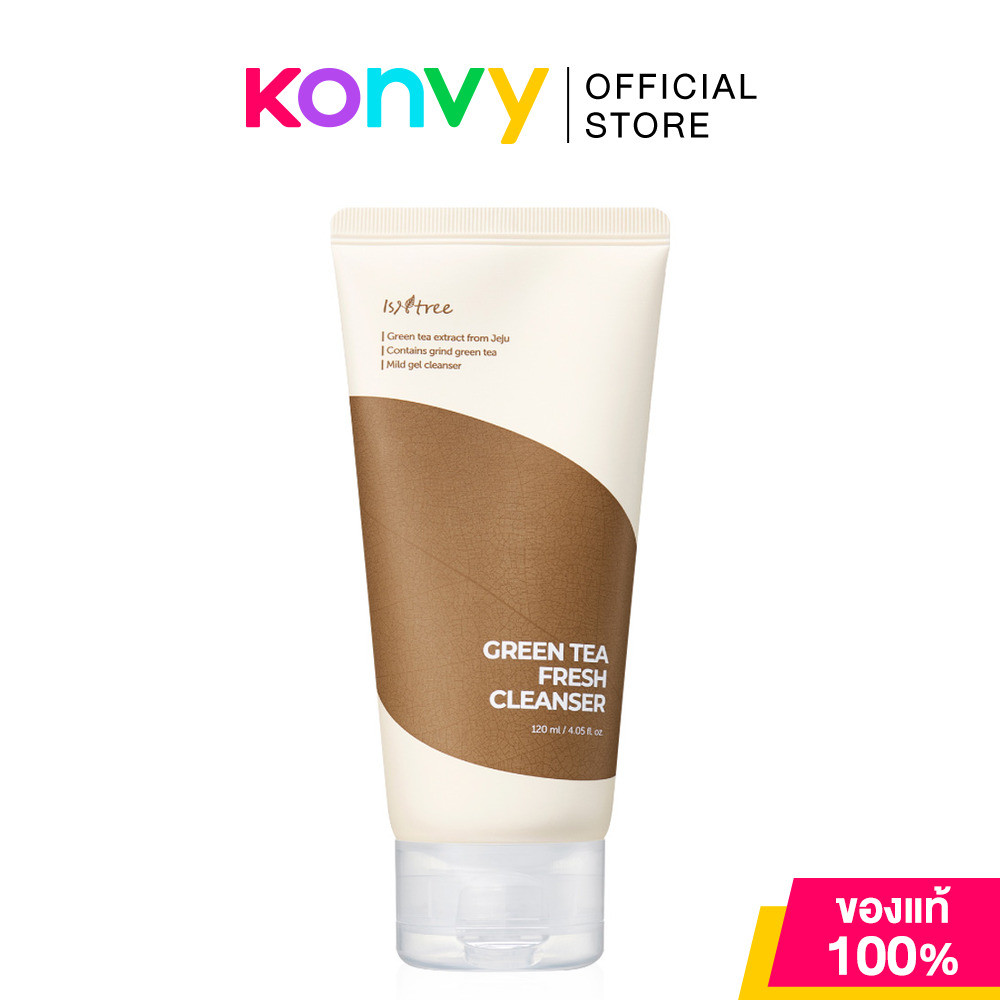 Isntree Green Tea Fresh Cleanser 120ml อิสน์ทรี เจลล้างหน้าชาเขียวเชจู.