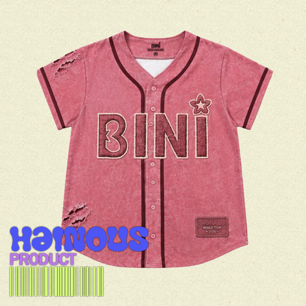 BINI SIGNALS INSPIRED MAUVE JERSEY