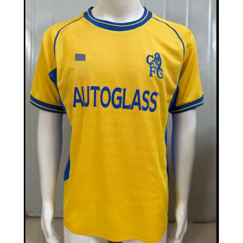 0002 Chelsea Two Guest Retro High Quality Mens Football Shirt AAA+