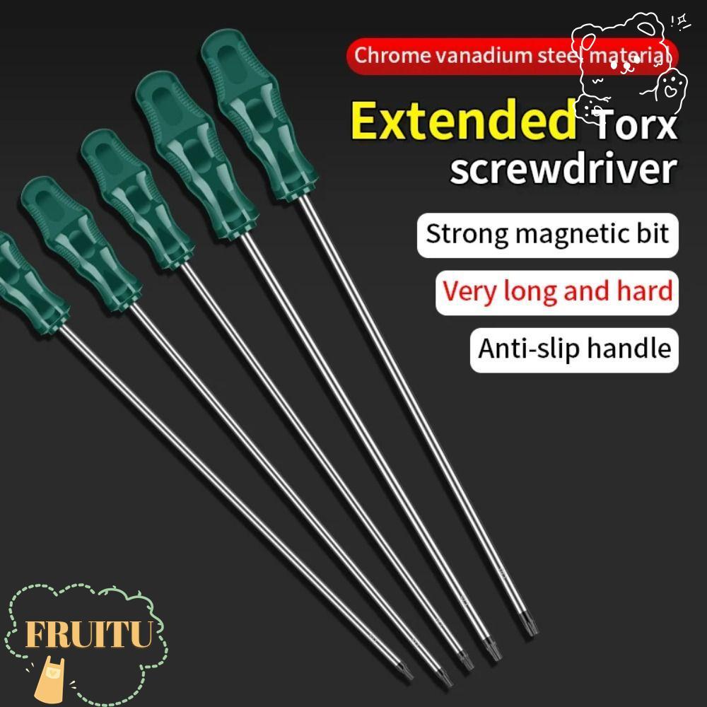 FRUITU Torx ไขควง, T15 T20 T25 T30 400 มม.ไขควงหกเหลี่ยม,เครื่องมือคุณภาพสูงพร้อมไขควงอัลเลนรู
