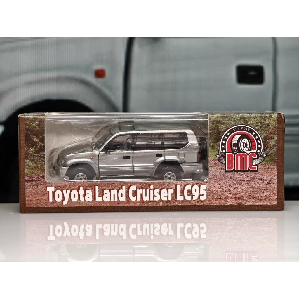 [คลังสินค้าพร้อม] 1/64 BMCToyota Land Cruiser LC95Silver Toyota Land Cruiser Land Cruiser LC95Silver