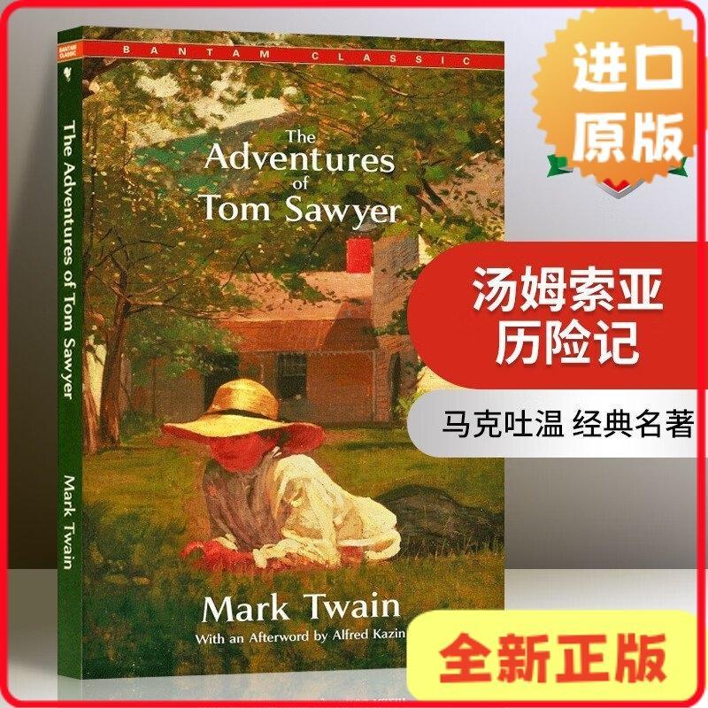 [สต๊อกพร้อมดั้งเดิม] The Adventures of Tom Sawyer Thom Sawyer Bantam Classics English Original Twain