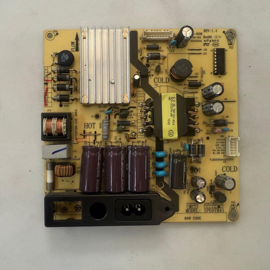 Original TCL L42F1590B L42F2590E Power Board IPE07R41 81-PBE043-G01 วัด