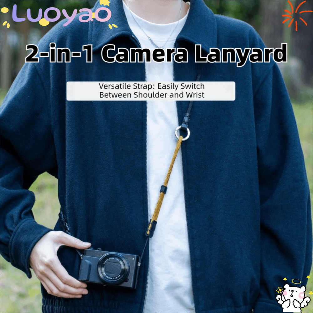 LUOYAO1 Micro Single Strap, Quick Release Lightable Camera Shoulder Strap, วัสดุทนทานปรับสายคล้องคอ 