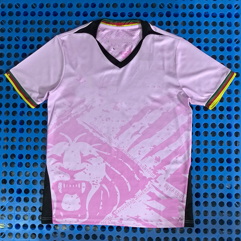 Jersey Football Cameron Jersey 2526 Short Sleeve Top Fan Jersey Pink Version G2U8