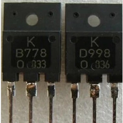 2SB778 2SD998 B778 D998 เครื่องขยายเสียง IC จับคู่หลอด Disassembly Test Good หนึ่งคู่ 3 หยวน