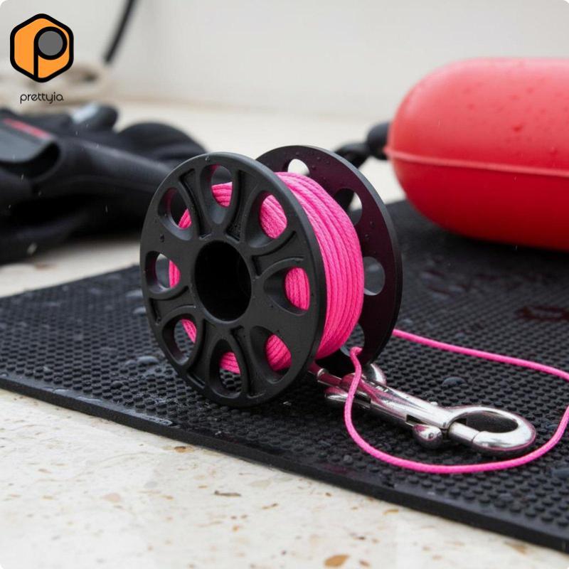 Prettyia ดําน้ํา Bcd ม้วนสายไนลอนน้ําหนักเบาสําหรับ Mini Scuba SMB Deployment สํารวจใต้น้ํา