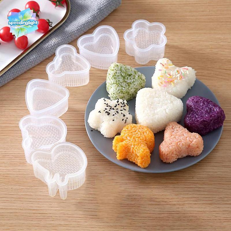 SPGH 1 ชุดซูชิ Nori ข้าวแม่พิมพ์ Bento แซนวิช DIY เครื่องมือครัวเบเกอรี่ Nori Sushi เครื่องมือร้อน