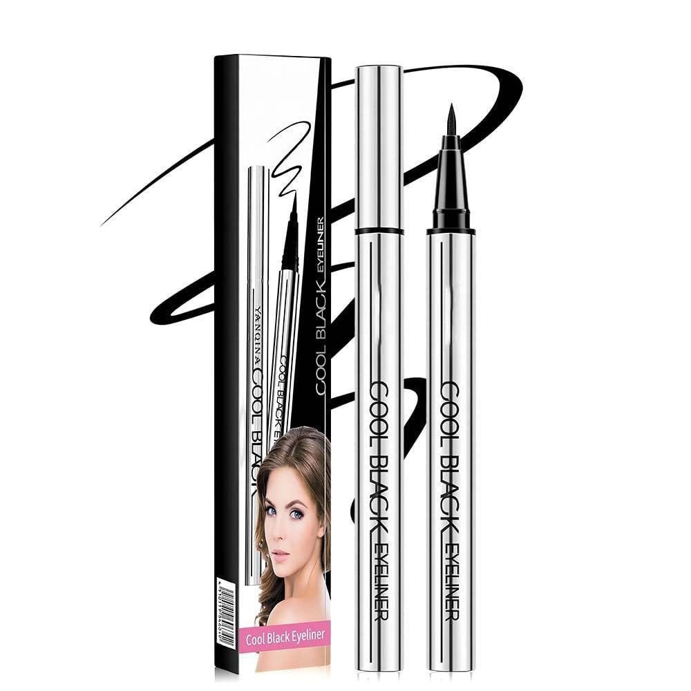 0VCM LongLastingอายไลเนอร์,กันน้ําLiquidEyelinerPenwithMatteFinish,Quick-Dryingudge-ProofFormula,Hig