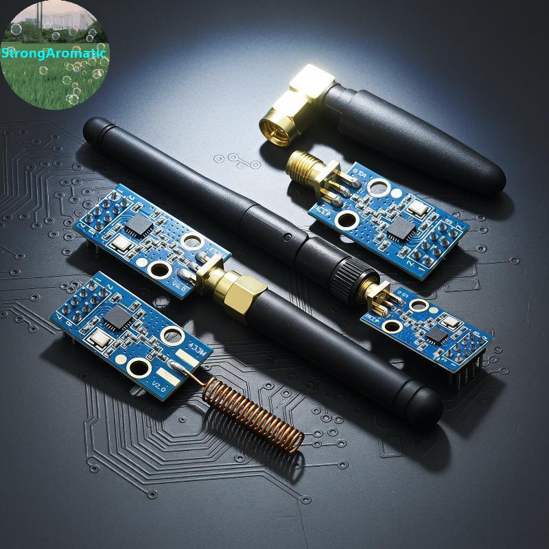StrongAromatic CC1101 433MHz RF โมดูลไร้สายพร้อมปลั๊กเสาอากาศ SMA และเล่นสําหรับนักเรียนการออกแบบอิเ