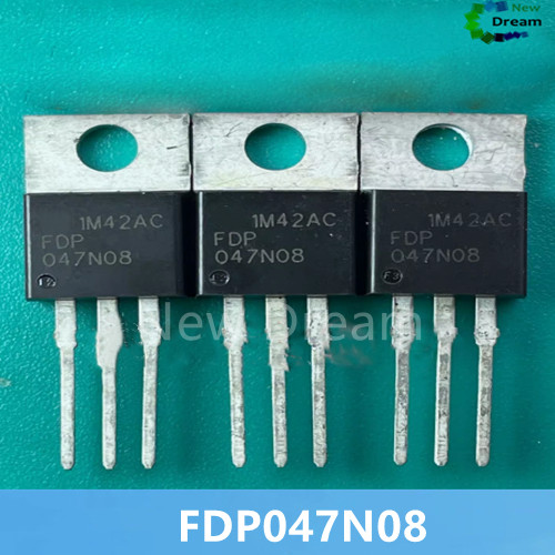 5PCS FDP047N08 TO-220 75V 164A TO-220 N-channel Field Effect ทรานซิสเตอร์เชื่อม