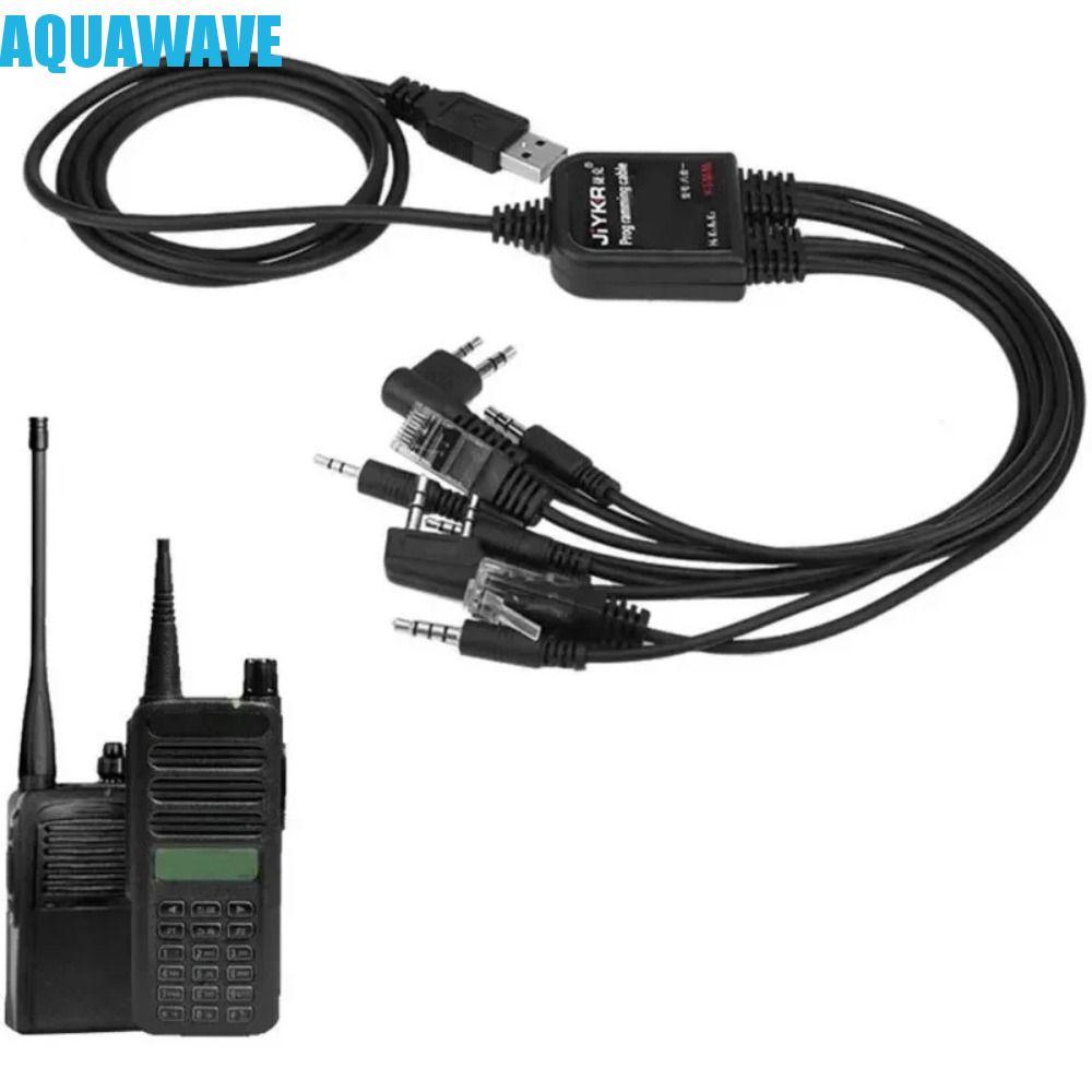 AQUAWAVE 8 in 1 สายการเขียนโปรแกรม USB, ABS มัลติฟังก์ชั่น 8 in 1 สายเชื่อมต่อเครื่องส่งรับวิทยุ, US