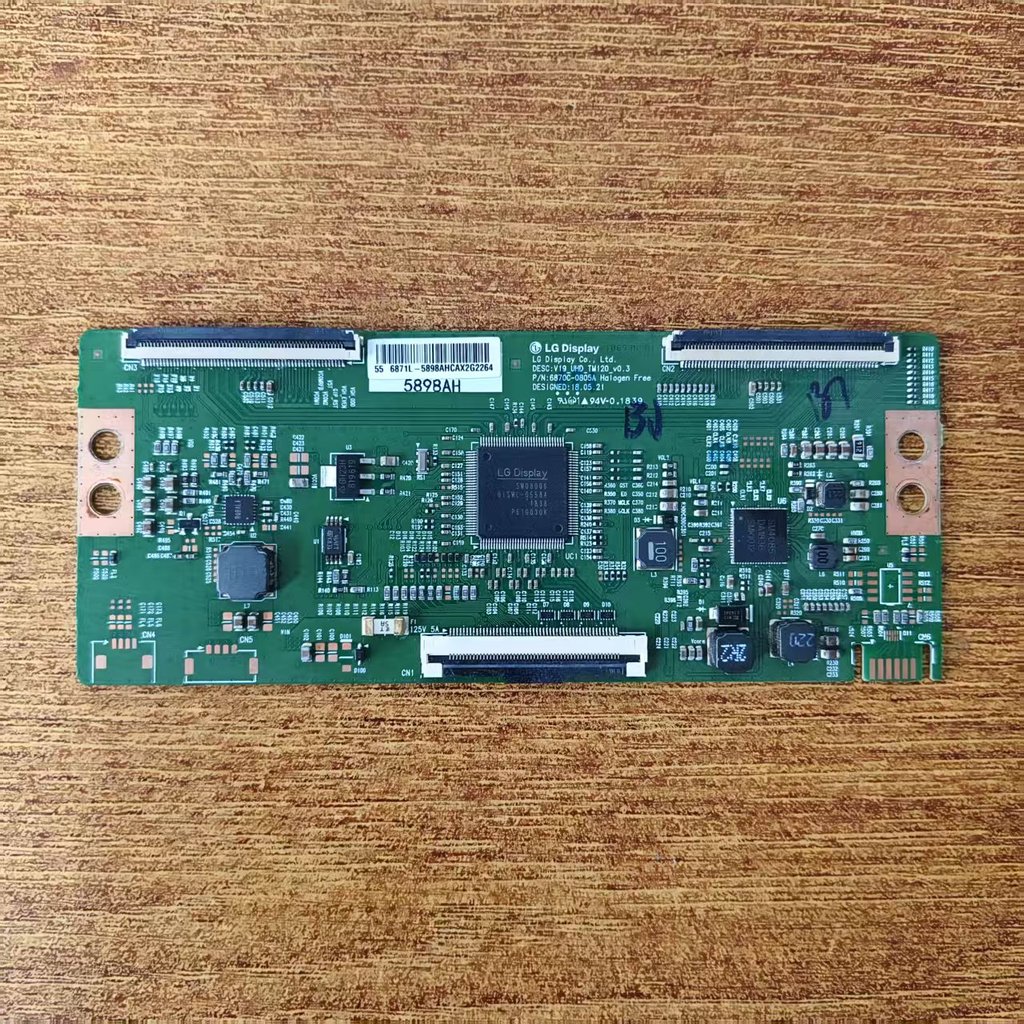 ต้นฉบับ Xiaomi L55M5-EX LCD TV Logic Board 6870C-0805A อินเทอร์เฟซมุมมองยิงจริง