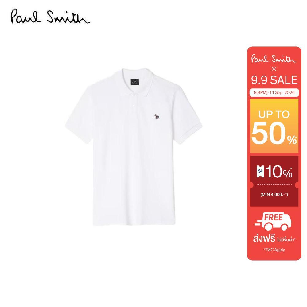 Paul Smith เสื้อโปโลเชิ้ตผู้ชาย รุ่น M2R-534L-PZEBRA-01 สี White