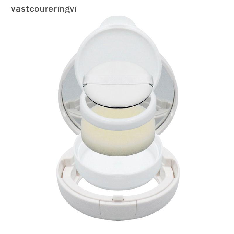 ERV 15g/0.5oz ว่างเปล่า Air Cushion พัฟกล่องแบบพกพาเครื่องสําอางค์แต่งหน้าคอนเทนเนอร์แป้งฟองน้ํากระจ