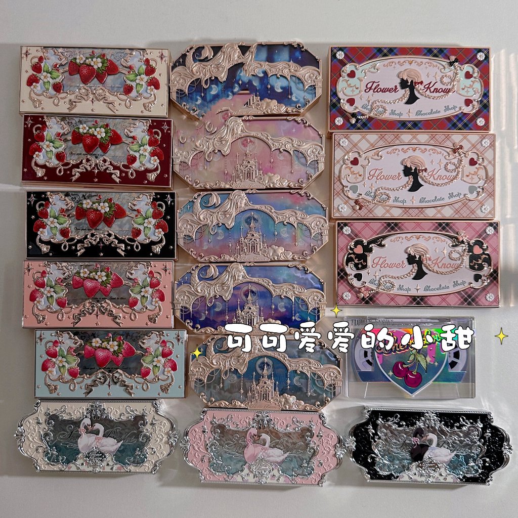 flower knows blush flower knows Flower Knows Strawberry Chocolate Eyeshadow Palette