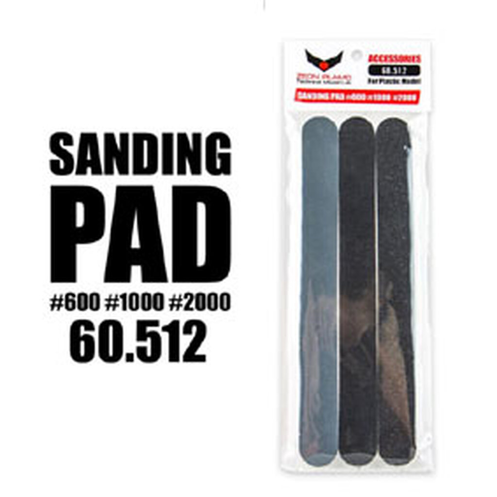(zeon plamo) 60.512 sanding pad #600 #1000 #1200