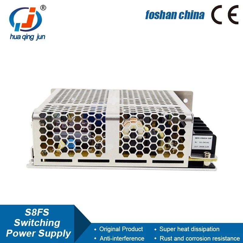 S8FS-C05024 24VDC 50W 2.2A แหล่งจ่ายไฟสลับสําหรับโมดูลรีเลย์