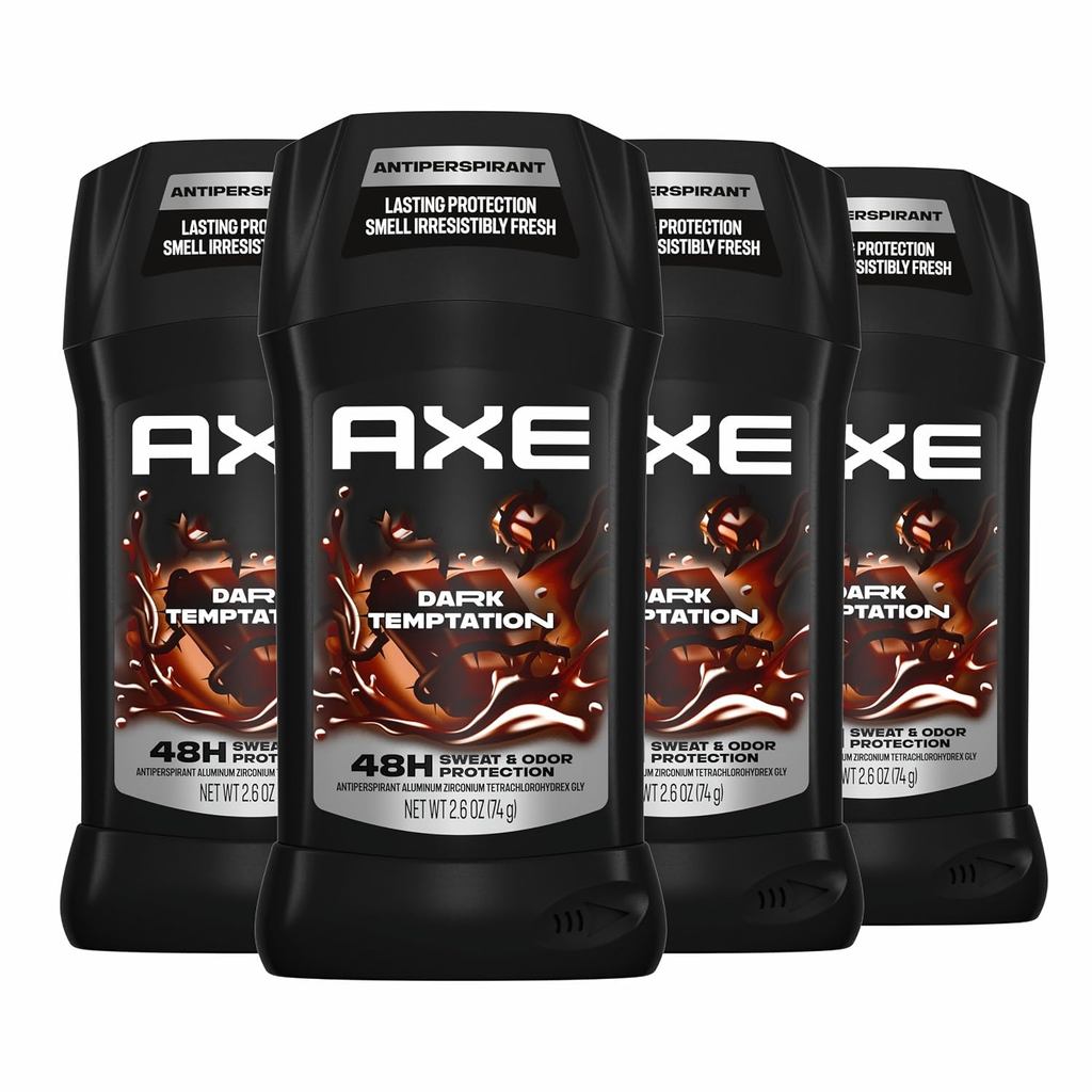 AXE Antiperspirant Stick For Men Dark Temptation กลิ่นหอมสดชื่น 2.7oz 4 Count WGI5