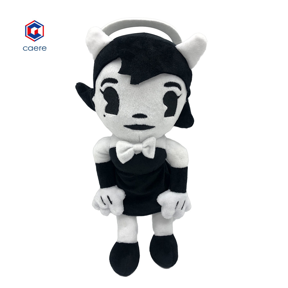 (Caere) น่ารัก Bendy the Ink Machine Boris Action Figure ตุ๊กตายัดตุ๊กตาของเล่นเด็กของขวัญ
