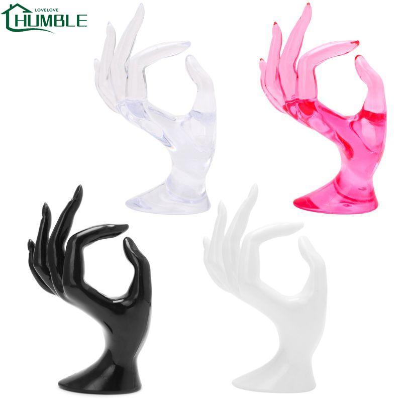 Humble Multicolor พลาสติก Mannequin OK มือนิ้วมือถุงมือแหวน Gesture สร้อยข้อมือสร้อยคอเครื่องประดับข