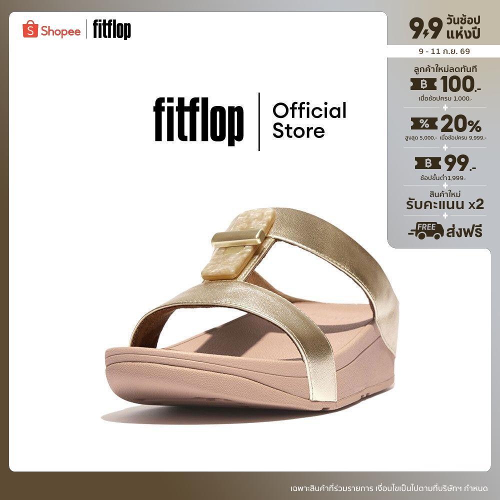 FITFLOP COMM-FINO RESIN-LOCK H-BAR รองเท้าแตะผู้หญิง รุ่น GQ2-675 สี GOLD