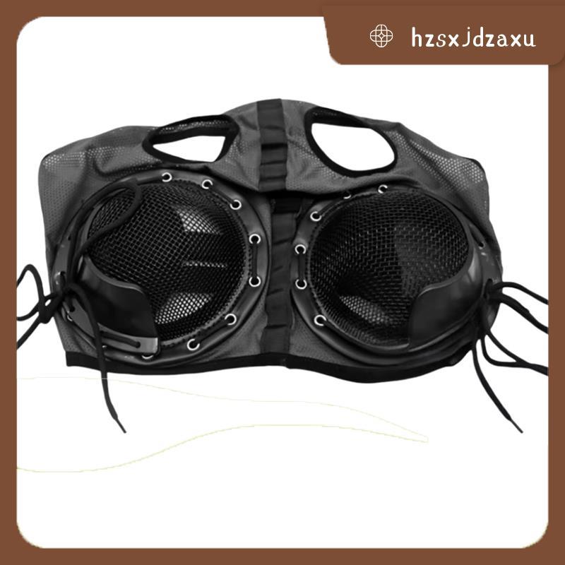hzsxjdzaxuEquestrian Supplies Horse Face Mask Horse Eye Mask