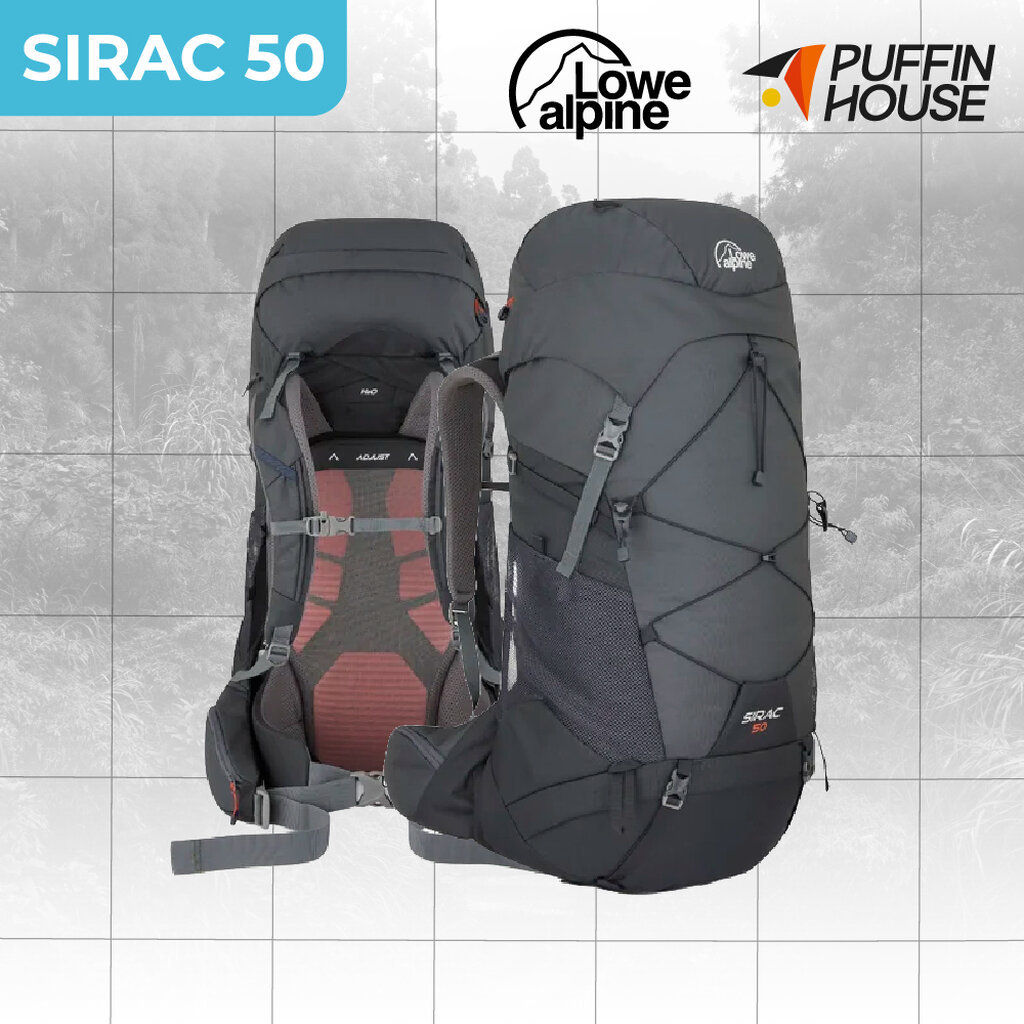 Lowe Alpine Sirac 50L Trekking Pack กระเป๋าเป้เดินป่าสำหรับผู้ชาย 50 ลิตร